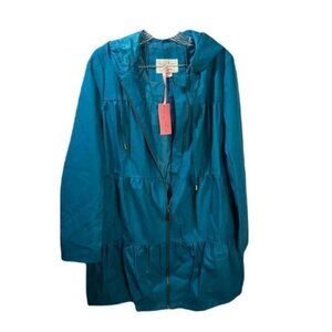 NEW Evy’s Tree‎ The Cammy Raincoat in Teal XS